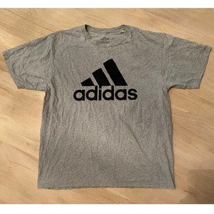 Adidas gray w/ black logo The Go-To Tee size XL